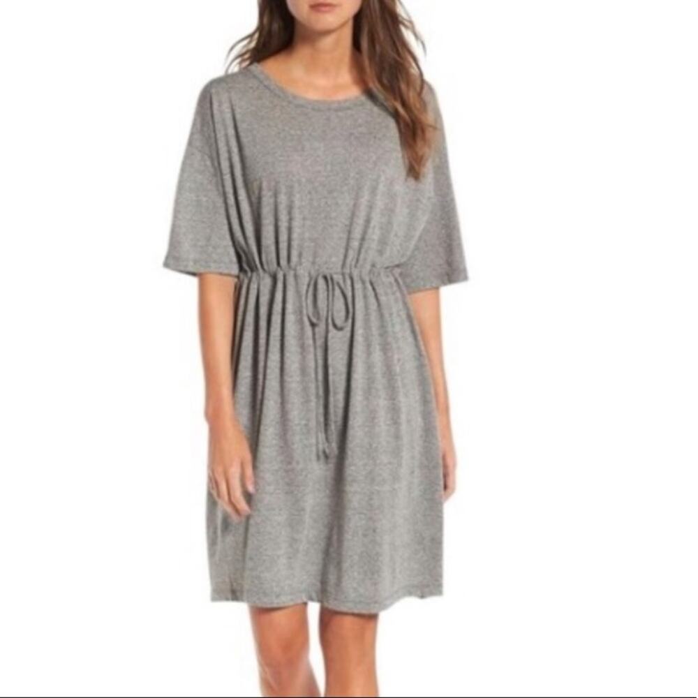 Current Elliot Easy Knit Dress Heather Gray Sz 1 S/M
